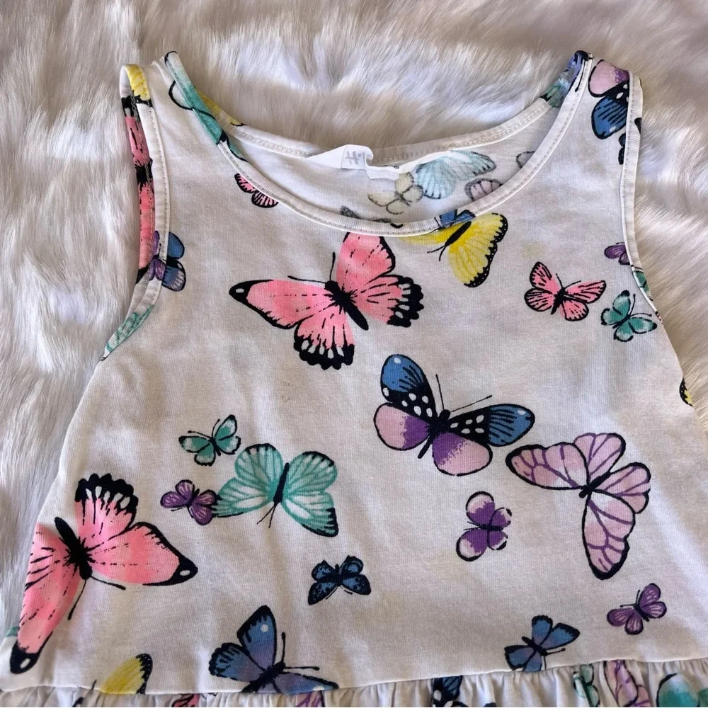 H&M Kids White‎ Butterfly Dress